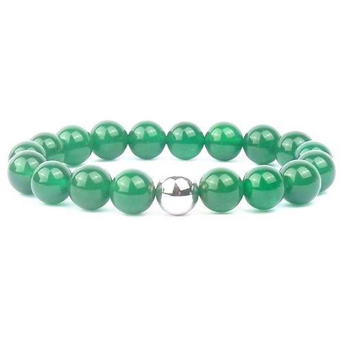 Bracelets En Cristal De Guérison Pour Hommes, Nouveau Design, Aventurine Verte Et Hématite, Bijoux De Meilleure Énergie, 8 Mm, Mg1195