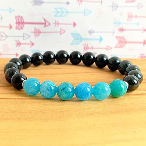 Bracelet De Poignet Mala En Tourmaline Noire, Véritable Aaa, Hemimorphe, Mise À La Terre Du Chakra Racine, Bracelet De Puissance Énergétique, Mg1216