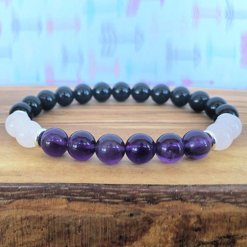 Bracelet En Tourmaline Noire De Qualité Aaa, Véritable Bijou En Cristal Rose De Haute Qualité, Accessoire De Yoga Mala, Vente En Gros