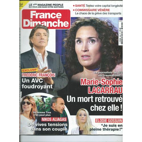 France Dimanche 15/07/2022 Frédéric François, Michèle Laroque, Élodie Gossuin, Nikos , Jacques & Thomas Dutronc, Françoise Hardy, Eddy Mitchell, Carla Bruni, Bernard Giraudeau, Sophie Le Tan, Arletty