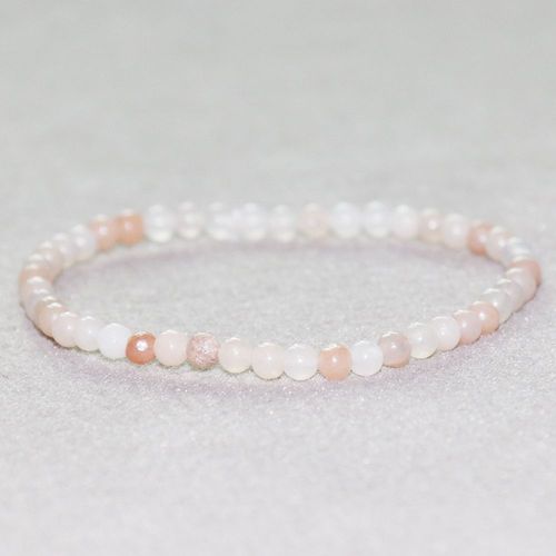 Mini Bracelet En Pierre Précieuse De 4 Mm Pour Femmes, Aventurine Rose, Yoga, Protection Énergétique Mala, Vente En Gros
