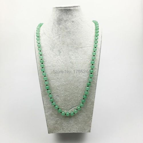 Collier En Pierre Naturelle Pour Femmes, Nouveau Design, 32 Pouces, Aventurine Verte, Qualité Supérieure, Fait À La Main, Livraison Gratuite, St0016
