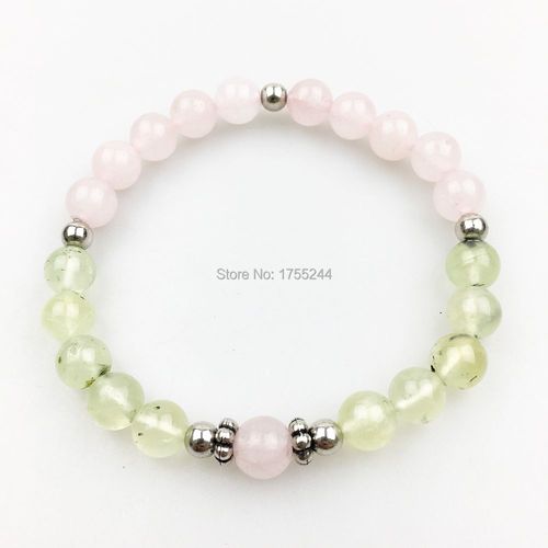 Bracelet De Créateur Sn1217 Pour Filles, En Pierre Rose Naturelle De Haute Qualité, Yoga, Équilibre, 2017
