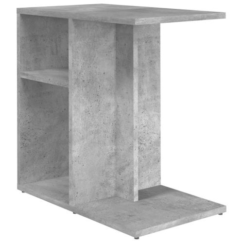 Vidaxl Table D'appoint Gris Béton 50x30x50 Cm Aggloméré