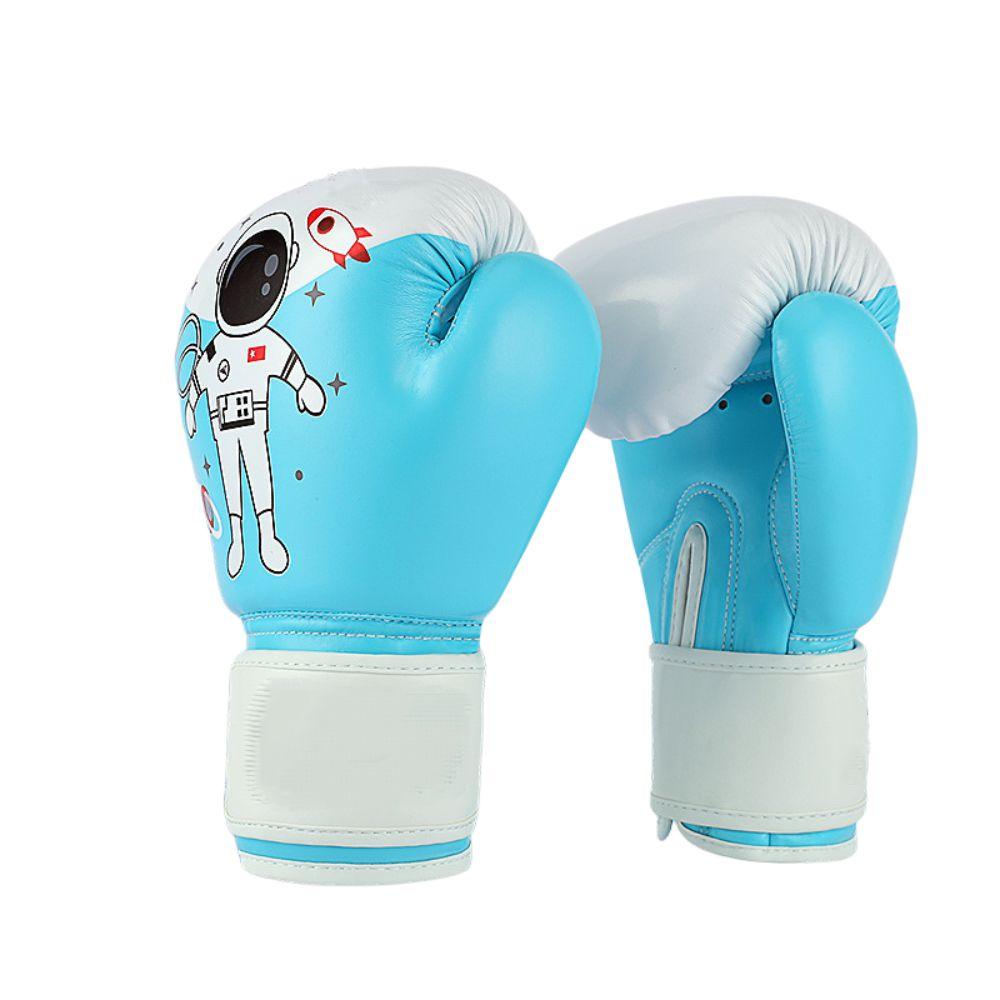 Gants de boxe pour enfants - 6 oz - Bleu et blanc