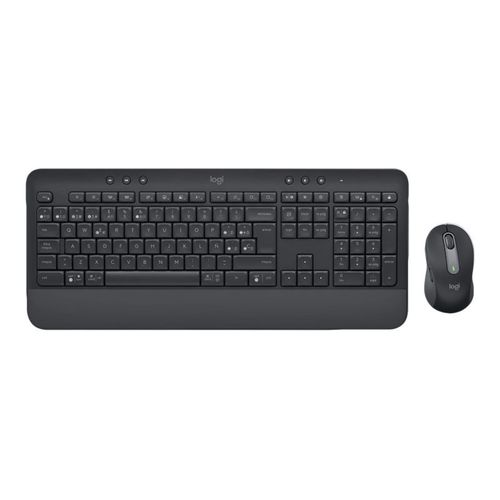 Logitech Signature MK650 Combo for Business - Ensemble clavier et souris - sans fil - Bluetooth LE - QWERTY - Espagnol - graphite