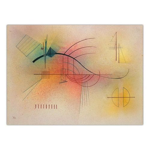Toile Imprimée De Décoration De Maison, Images Murales D'art Pour Salon, Affiche De Toile, Peintures Russes Wassily Kandinsky 4 Sans Cadre?40x40cm