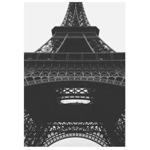 Paysage Noir Et Blanc De La Tour Eiffel, Imprimés D'art Mural De Paris, Peintures Sur Toile, Affiche Photo Pour Salon, Décoration De Maison Sans Cadre?40x40cm