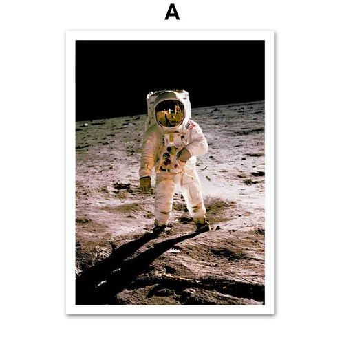 Vaisseau Spatial Astronaute, Combinaison De Robot Venus, Toile D'art Mural, Peinture, Affiches Et Imprimés Nordiques, Images Murales Pour Décor De Salon Sans Cadre?40x40cm