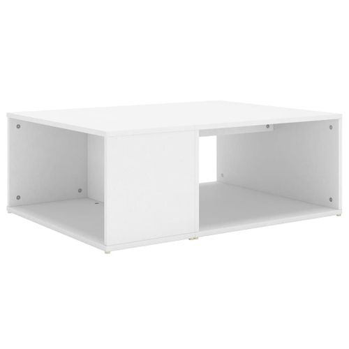 Vidaxl Table Basse Blanc 90x67x33 Cm Aggloméré