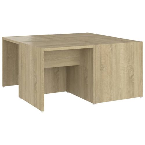 Vidaxl Tables Basses 4 Pcs Chêne Sonoma 33x33x33 Cm Aggloméré