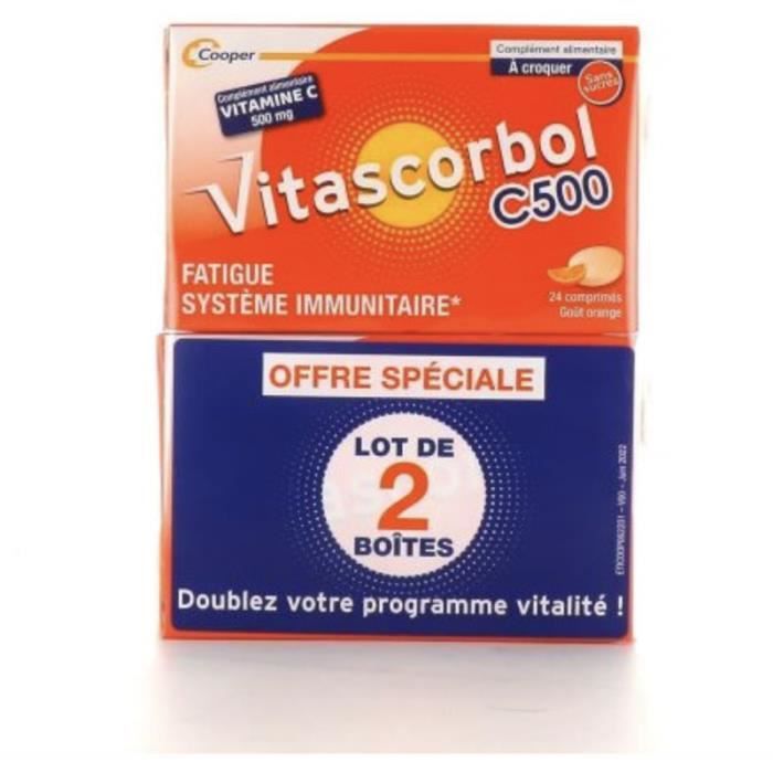 Vitascorbol C 500 Cpr Croq 2t/24 