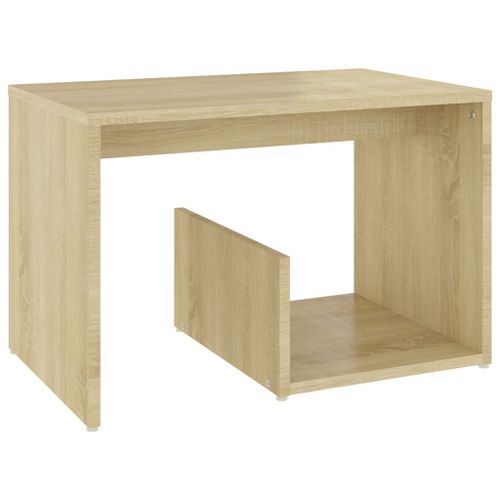Vidaxl Table D'appoint Chêne Sonoma 59x36x38 Cm Aggloméré
