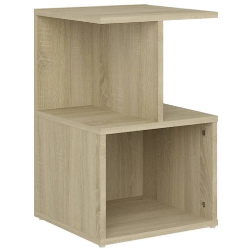 Vidaxl Table De Chevet Chêne Sonoma 35x35x55 Cm Aggloméré