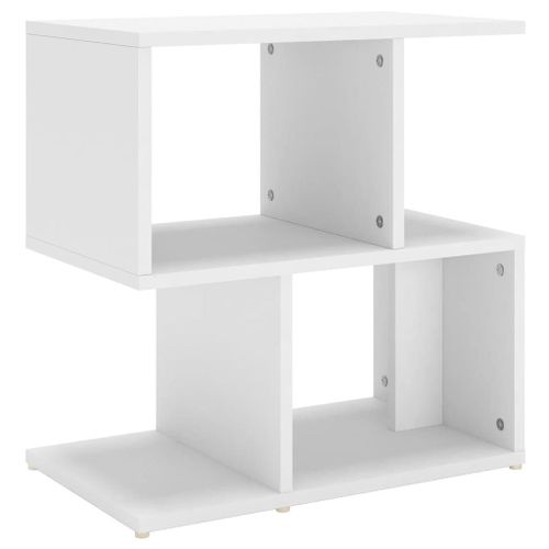 Vidaxl Table De Chevet Blanc 50x30x51,5 Cm Aggloméré