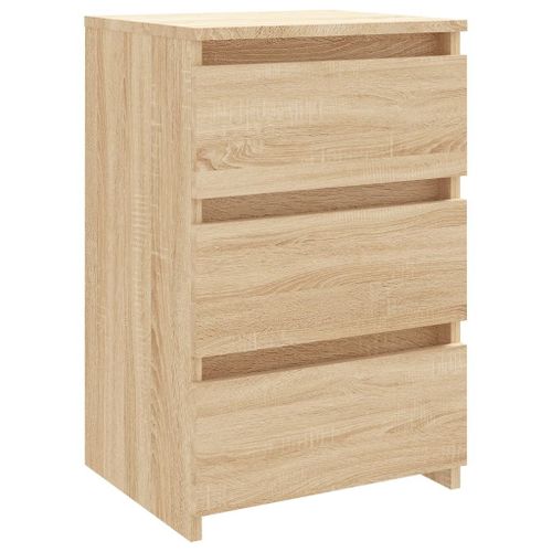 Vidaxl Table De Chevet Chêne Sonoma 40x35x62,5 Cm Aggloméré