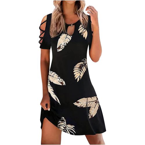 Robes D'été Femmes Élégant Chemisier Robe Bohème Plage Robe Unisexe Sexy Hors Des Épaules Robe D'été Casual Robe Ample Chemise Robe Longueur Du Genou Robe Décontractée Mini - Robe De Mode Fleur Robe De Fête De Couleur Claire