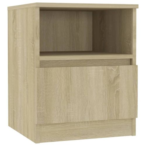 Vidaxl Table De Chevet Chêne Sonoma 40x40x50 Cm Aggloméré