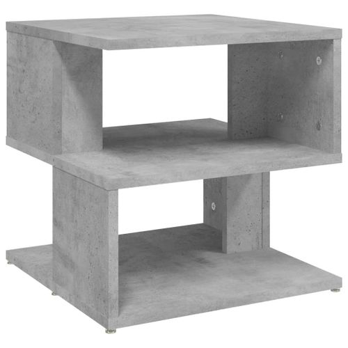 Vidaxl Table D'appoint Gris Béton 40x40x40 Cm Aggloméré
