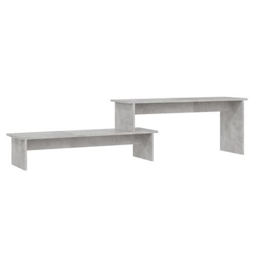 Vidaxl Meuble Tv Gris Béton 180x30x43 Cm Aggloméré