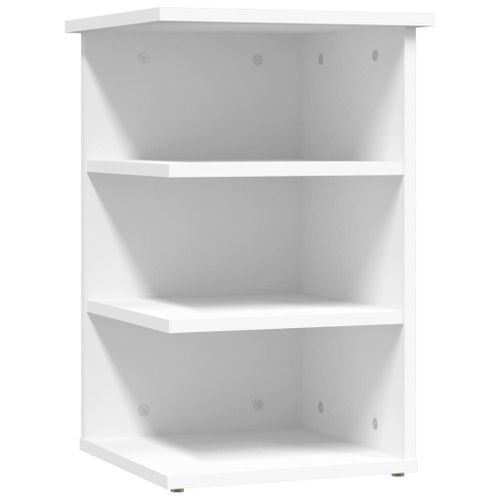 Vidaxl Armoire Latérale Blanc 35x35x55 Cm Aggloméré