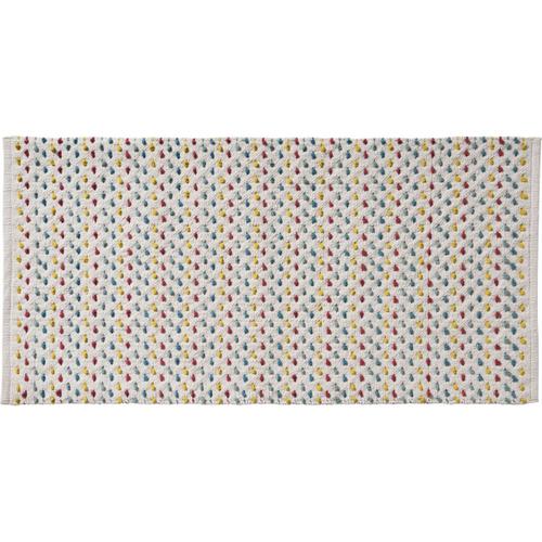 Tapis En Coton Fantaisie Multicouleur