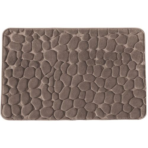 Tapis de bain mousse à mémoire de forme taupe