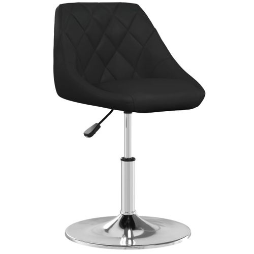 Vidaxl Chaise De Salle À Manger Noir Similicuir