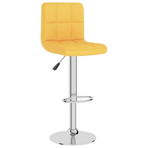 Vidaxl Tabouret De Bar Jaune Moutarde Tissu