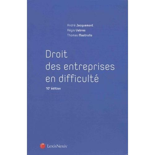 Droit Des Entreprises En Difficulté