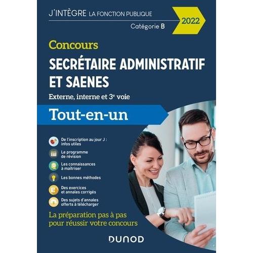 Concours Secrétaire Administratif Et Saenes - Externe, Interne Et 3e Voie, Catégorie B