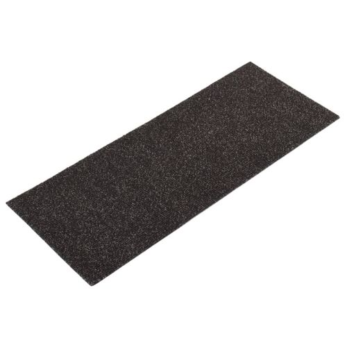 Vidaxl Tapis D'escalier Autocollants Rectangulaire 15 Pcs 60x25 Cm