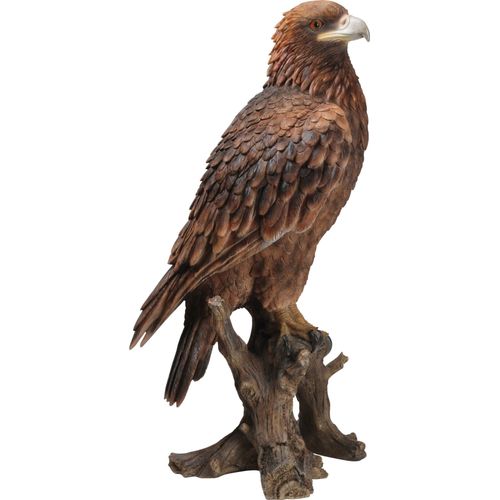 Aigle Royal Sur Branche En Résine 39.5 Cm
