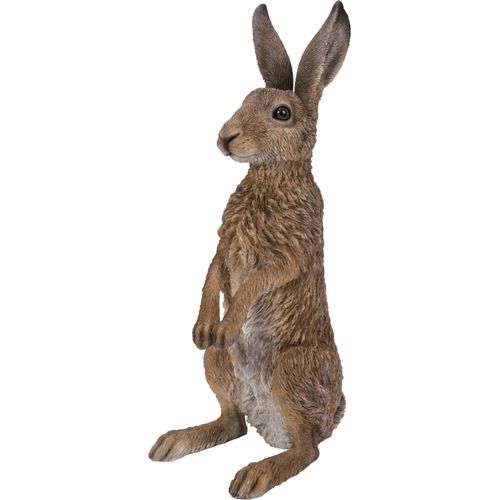 Lièvre Debout En Résine 44 Cm