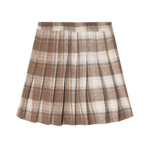 Jupe Courte Plissée Pour Femme,Pantalon De Ligne A Haute,Mince Et Polyvalent,Décontracté,Nouvelle Mode,Automne Et Hiver
