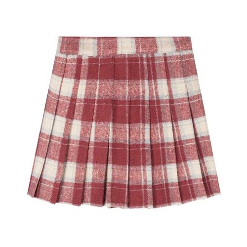 Jupe Courte Plissée Pour Femme,Pantalon De Ligne A Haute,Mince Et Polyvalent,Décontracté,Nouvelle Mode,Automne Et Hiver