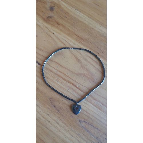 Collier En Hématite