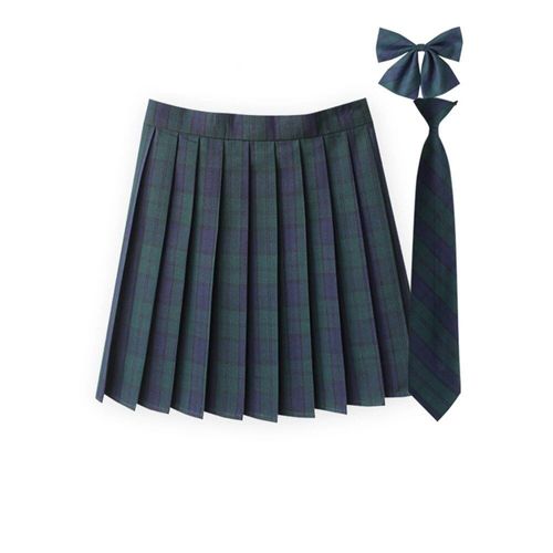 Jupe Plissée À Carreaux 35 Couleurs,Uniforme De L'école Japonaise Preppy A-Ligne,Rs185