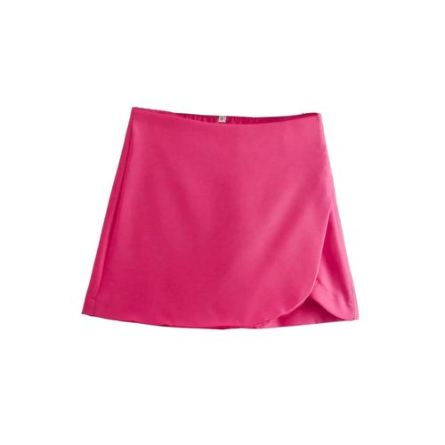 Kondala-Mini Jupes Décontractées Pour Femmes,Taille Haute,Poches Arrière,Jambes Larges,Fermeture Éclair,Mode Féminine,2024