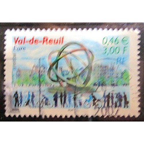 2001. F3427: Sculpture D'a. Boucher Au Val-De-Reuil.