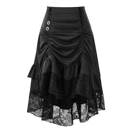 Jupe Longue Gothique À Volants Pour Femmes,Jupe Corset Vintage,Steampunk,Robe De Soirée Showgirl,Jupes Pour Adolescentes,Asell