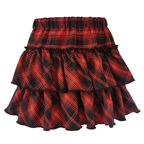 Jupe Rose Style Collège Japonais Pour Jeune Fille,Plaid,Taille Haute,Slim,Lolita,Cosplay,Y2k