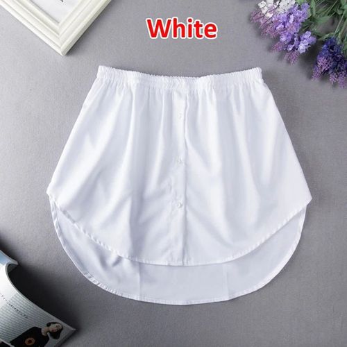 Extensions De Chemise Pour Femmes,Fausse Queue De Chemise,Jupe Irrégulière,Chemisier,Ourlet De Queue,Poignées En Coton Doux,Sous-Jupe Amovible,Ourlet De Pull Décontracté