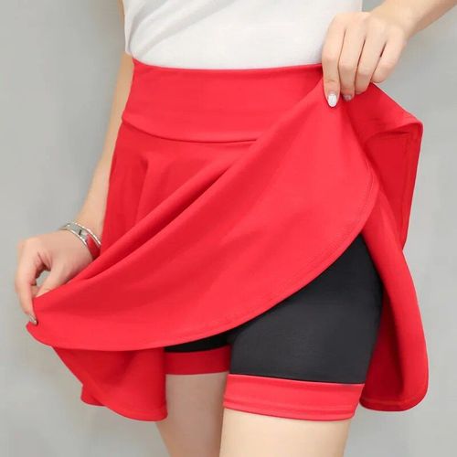 Jupe Courte D'été Basique Pour Femme,Mode Polyvalente D'école,Plissée,Mini Patineuse Décontractée,Grande Taille 4xl,Jupe Évasée Moelleuse