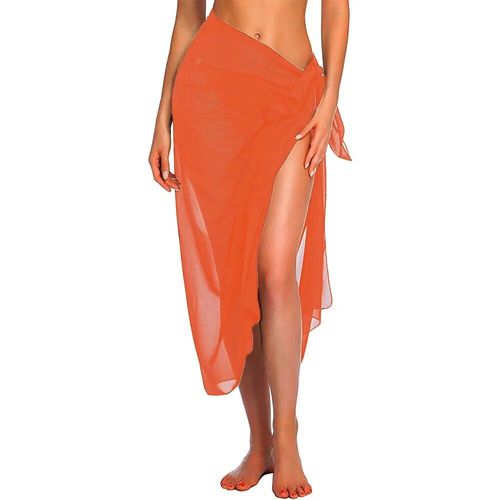 Robe De Plage Longue Et Courte,Sarong,Cover-Up Pour Les Maillots De Bain,Écharpe Transparente Pour Les Maillots De Bain D'été