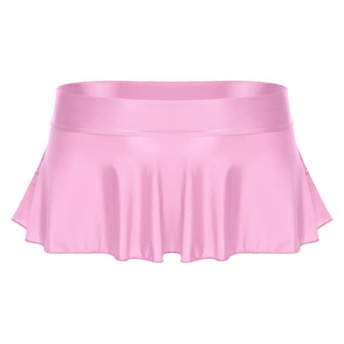 Mini-Jupe À Volants Brillante Pour Femmes,Jupe Courte,Queue Basse Brillante,Jupes Plissées Rock,Bas De Bikini Wlwear,Couverture Sexy
