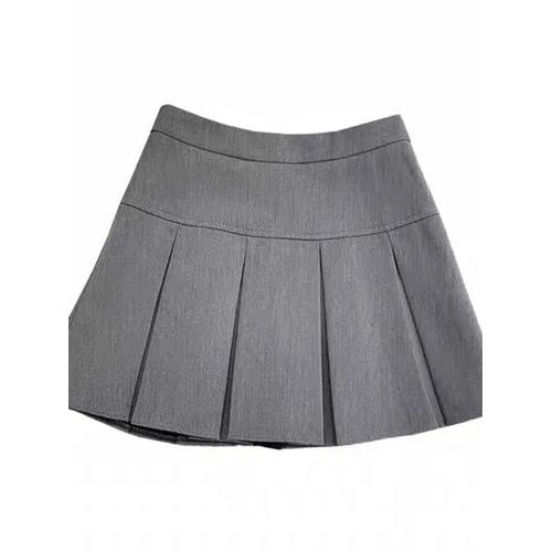 Jupe Plissée Vintage Grise Pour Femmes,Mini Jupes Taille Haute,Kawaii,Uniforme Scolaire De Mode Coréenne,Harajuku,Streetwear,Printemps
