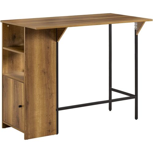 Sobuy Table De Bar, Table Haute De Bar, Table De Cuisine, Table À Manger, Mange-Debout, Fwt98-Pf