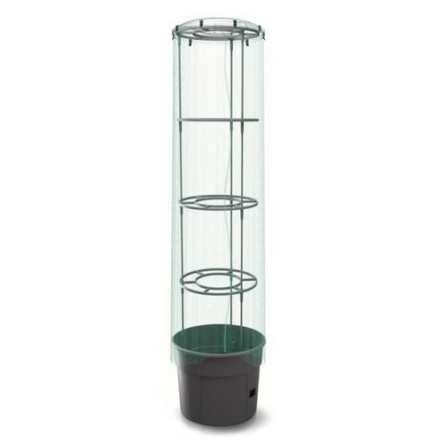 Jardinière 28 L Planteur Pot À Tomates Avec Film De Protection Ldpe Et Couvercle Cache-Pot À Cultivation De Légumes