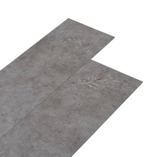 Vidaxl Planche De Plancher Pvc Autoadh¿¿Sif 5,21 M? 2 Mm Gris B¿¿Ton